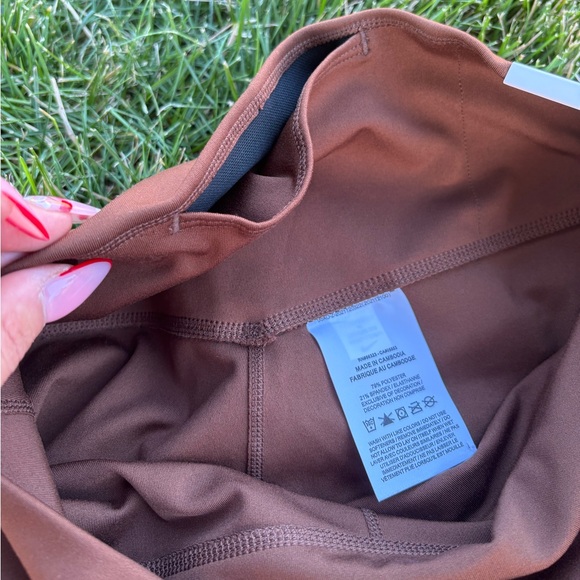 Nike Women's Dri-Fit Shorts in Brown - Picture 6 of 7